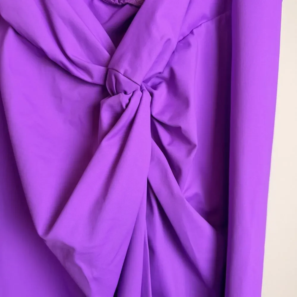 SKIMS Purple Recycled Swim Sarong Skirt Cover Up Size 4X NWT Violet